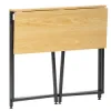 Skladací pracovný stôl 80x40 cm SPRINGOS HF0058 Flecto svetlo hnedý