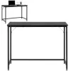 Písací stôl 100x50 cm SPRINGOS Vasto HF0043 čierny