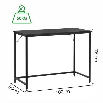 Písací stôl 100x50 cm SPRINGOS Vasto HF0043 čierny