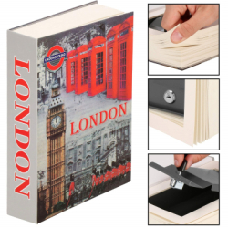 Trezor kniha 22x15, 5x4, 5 cm SPRINGOS HA5049 Safebook M London
