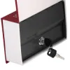 Trezor kniha 18x11, 5x5, 5 cm SPRINGOS HA5044 Safebook S vínový