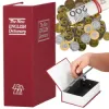 Trezor kniha 18x11, 5x5, 5 cm SPRINGOS HA5044 Safebook S vínový