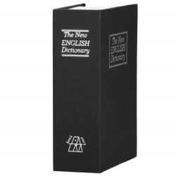 Trezor kniha 24x16x5, 5 cm SPRINGOS HA5046 Safebook M čierny