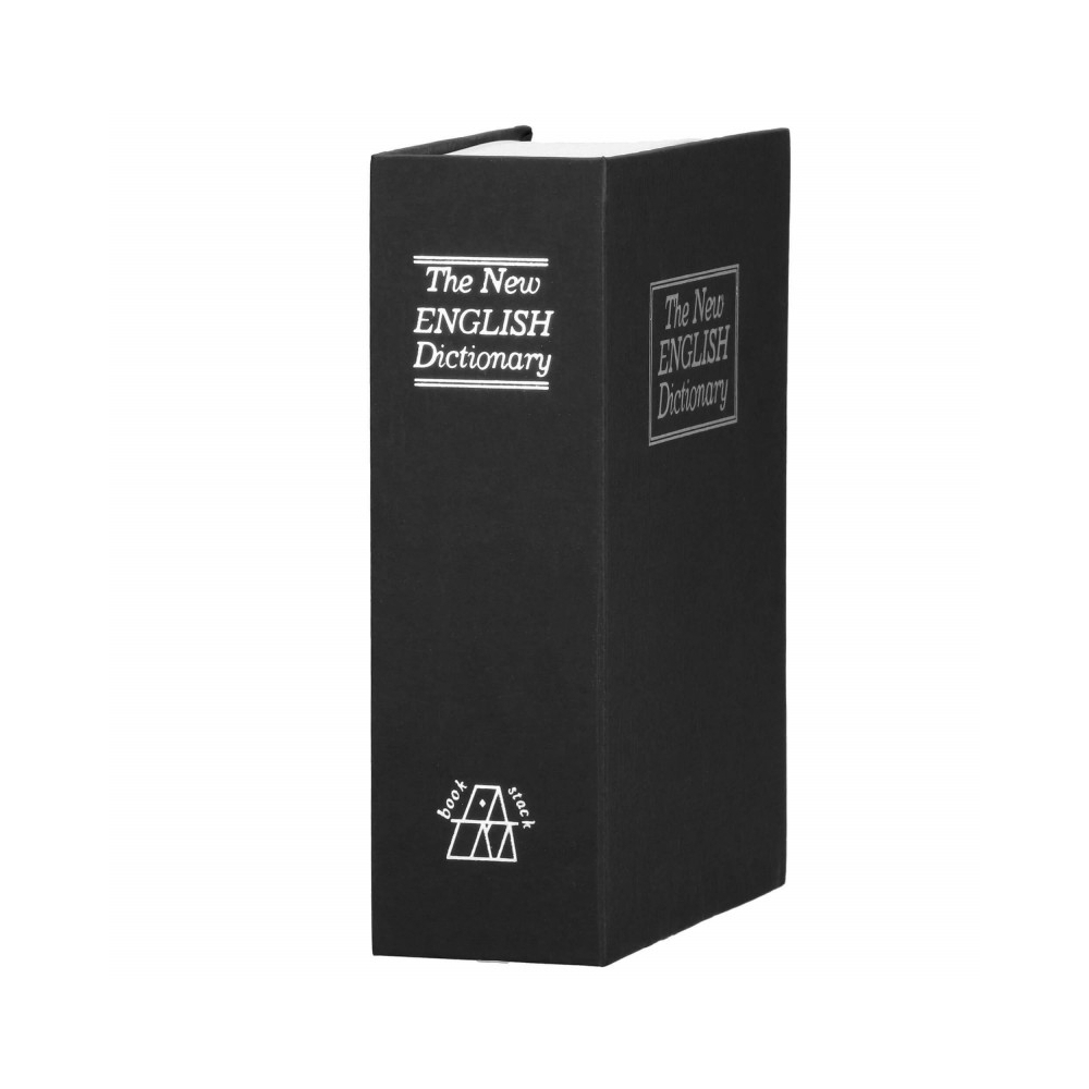 Trezor kniha 24x16x5, 5 cm SPRINGOS HA5046 Safebook M čierny
