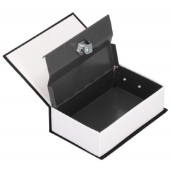 Trezor kniha 24x16x5, 5 cm SPRINGOS HA5046 Safebook M čierny