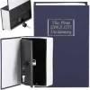 Trezor kniha 26,5x20x6,5 cm SPRINGOS HA5048 Safebook L modrý