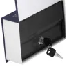 Trezor kniha 26,5x20x6,5 cm SPRINGOS HA5048 Safebook L modrý