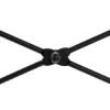 Písací stôl s policami 120x48 cm SPRINGOS Nexo HF0046 čierny