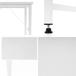 Písací stôl 100x50 cm SPRINGOS Vasto HF0042 biely