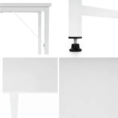 Písací stôl 100x50 cm SPRINGOS Vasto HF0042 biely