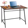 Písací stôl 100x50 cm SPRINGOS HF0027 Designline hnedý