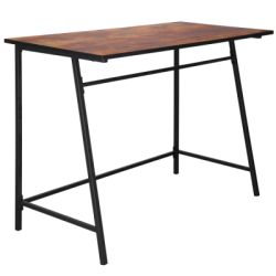 Písací stôl 100x50 cm SPRINGOS HF0027 Designline hnedý