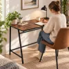 Písací stôl 100x50 cm SPRINGOS HF0027 Designline hnedý