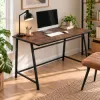 Písací stôl 100x50 cm SPRINGOS HF0027 Designline hnedý
