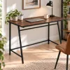 Písací stôl 100x50 cm SPRINGOS HF0027 Designline hnedý