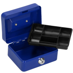 Príručná pokladňa SPRINGOS CASHBOX 1 modrá