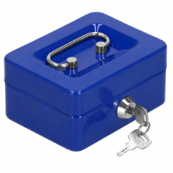 Príručná pokladňa SPRINGOS CASHBOX 1 modrá