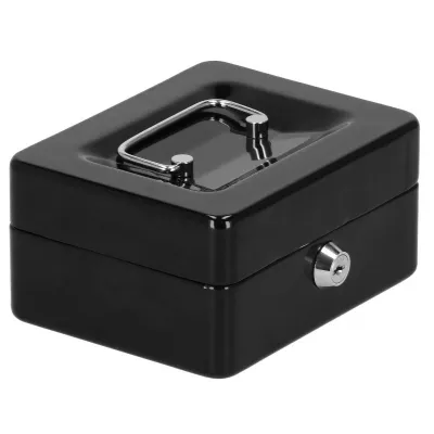 Príručná pokladňa 15x12x8 cm SPRINGOS CASHBOX HA5038 čierna