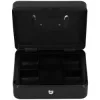 Príručná pokladňa 30x24x9 cm SPRINGOS CASHBOX HA5042 čierna
