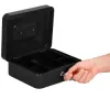 Príručná pokladňa 30x24x9 cm SPRINGOS CASHBOX HA5042 čierna