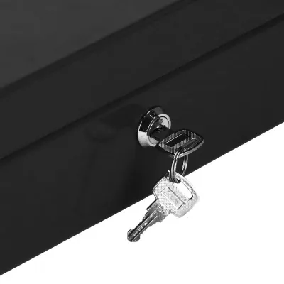 Príručná pokladňa 30x24x9 cm SPRINGOS CASHBOX HA5042 čierna