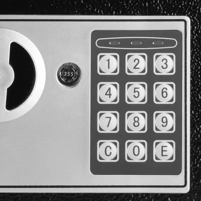Trezor na peniaze 23x17x17 cm SPRINGOS HA5059 čierny