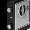 Trezor na peniaze 23x17x17 cm SPRINGOS HA5059 čierny