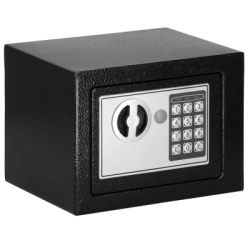 Trezor na peniaze 23x17x17 cm SPRINGOS HA5059 čierny