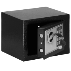 Trezor na peniaze 23x17x17 cm SPRINGOS HA5059 čierny