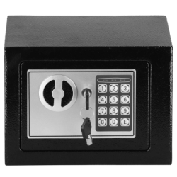 Trezor na peniaze 23x17x17 cm SPRINGOS HA5059 čierny