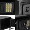 Trezor na peniaze 31x20x20 cm SPRINGOS HA5060 čierny