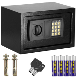Trezor na peniaze 31x20x20 cm SPRINGOS HA5060 čierny