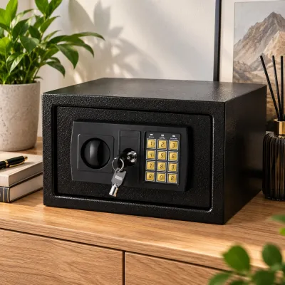 Trezor na peniaze 31x20x20 cm SPRINGOS HA5060 čierny
