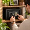 Trezor na peniaze 31x20x20 cm SPRINGOS HA5060 čierny