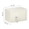 Trezor na peniaze na kľúč 31x20x20 cm SPRINGOS HA5056 béžový