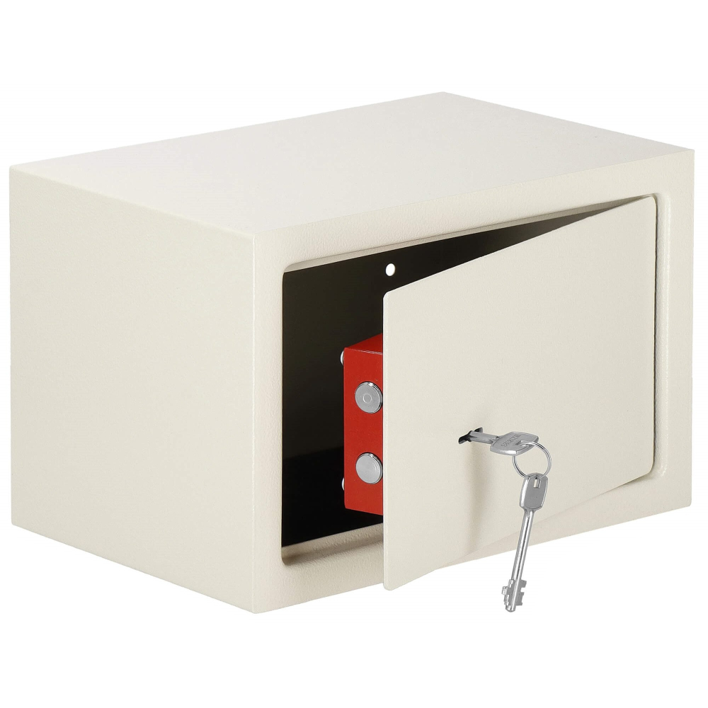 Trezor na peniaze na kľúč 31x20x20 cm SPRINGOS HA5056 béžový