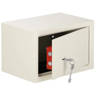 Trezor na peniaze na kľúč 31x20x20 cm SPRINGOS HA5056 béžový