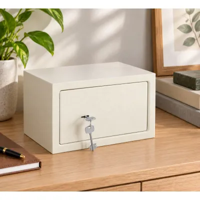 Trezor na peniaze na kľúč 31x20x20 cm SPRINGOS HA5056 béžový