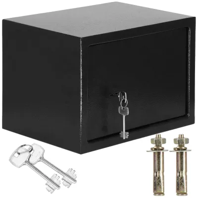Trezor na peniaze na kľúč 35x25x25 cm SPRINGOS HA5057 čierny