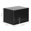 Trezor na peniaze na kľúč 35x25x25 cm SPRINGOS HA5057 čierny