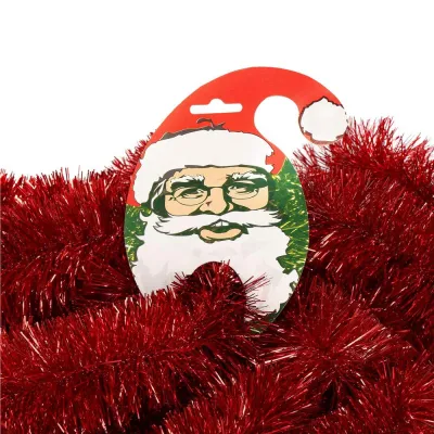 Vianočná reťaz Girlanda 6m červená
