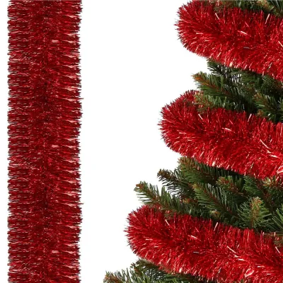 Vianočná reťaz Girlanda 6m červená