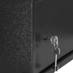 Trezor na peniaze na kľúč 31x20x20 cm SPRINGOS HA5055 čierny