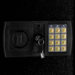 Trezor na peniaze 41,5x35x31 cm SPRINGOS HA5058 čierny