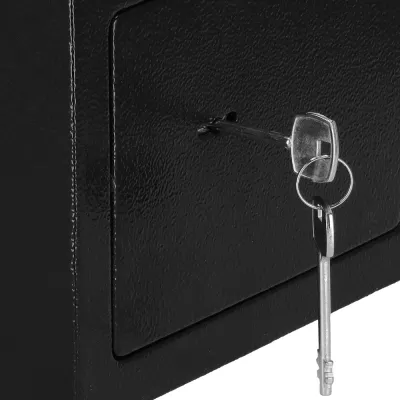 Trezor na peniaze na kľúč 23x17x17 cm SPRINGOS HA5052 čierny