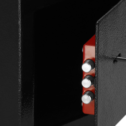 Trezor na peniaze na kľúč 23x17x17 cm SPRINGOS HA5052 čierny