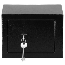 Trezor na peniaze na kľúč 23x17x17 cm SPRINGOS HA5052 čierny