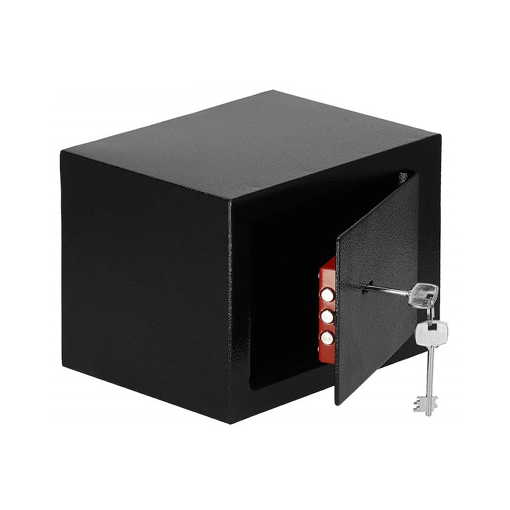 Trezor na peniaze na kľúč 23x17x17 cm SPRINGOS HA5052 čierny
