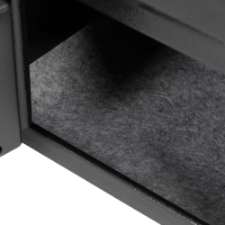 Trezor na peniaze na kľúč 23x17x17 cm SPRINGOS HA5278 čierny