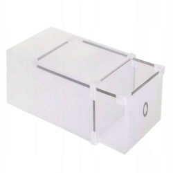Úložný box na topánky 18x18x28 cm SPRINGOS HA3002 priehľadný